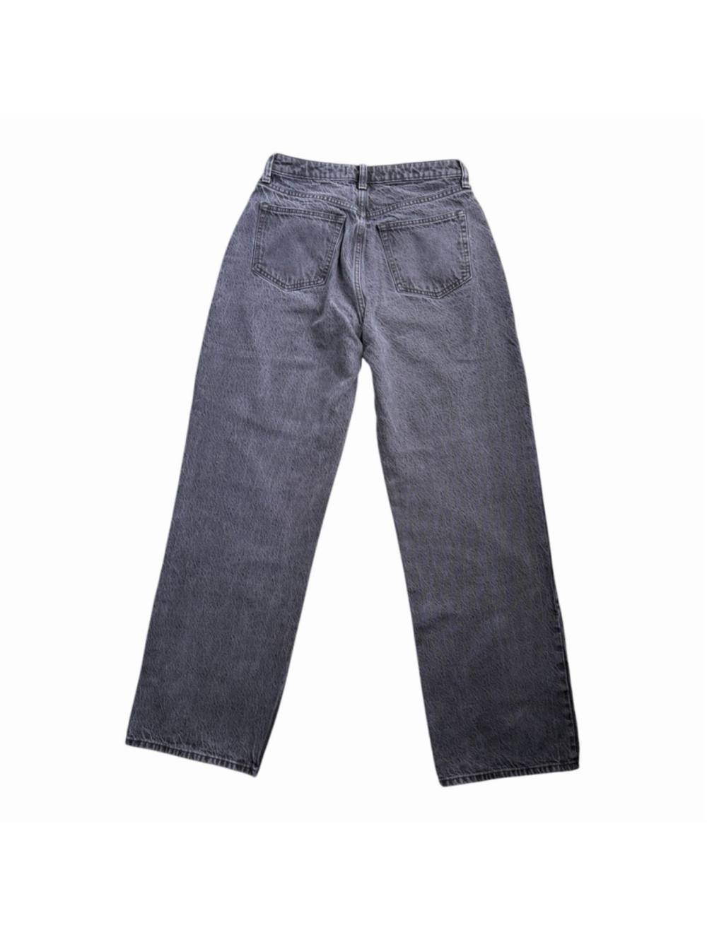 Abercrombie & Fitch The Loose High Rise Curve Love Jeans Size 27 4R Black - Picture 3 of 7